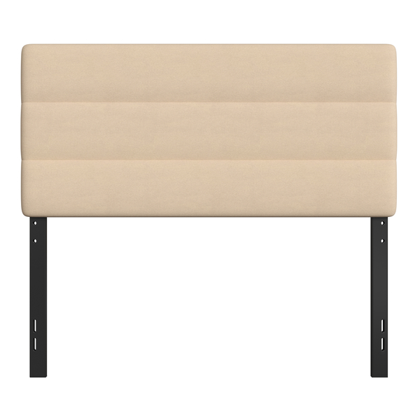 Flash Furniture Cream Tufted Fabric Upholstered Full Headboard TW-3WLHB21-W-F-GG
